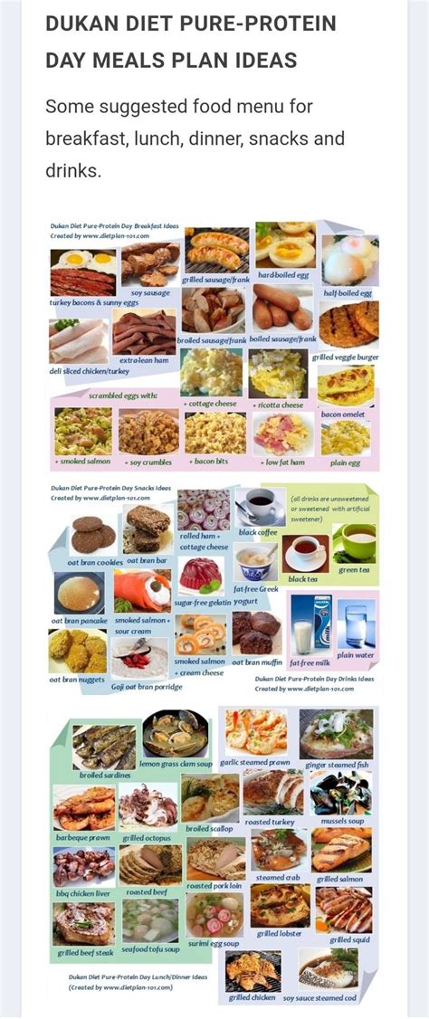 #dukan #attack #attack phase #dukan diet #meal plan #pp #pure protein | Dukan diet recipes ...