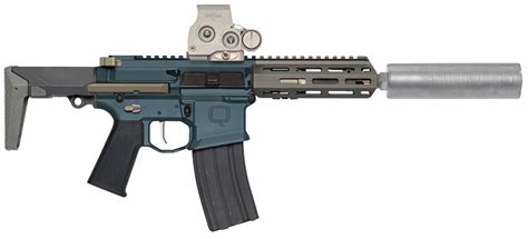 Q LLC Honey Badger SBR with 7" Barrel | Blue Anodized Receivers ...