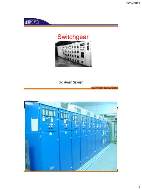 SOLUTION: High voltage switchgear system - Studypool