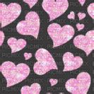 Pink glitter hearts on grey background, pink , glitter , hearts , grey , background , heart ...