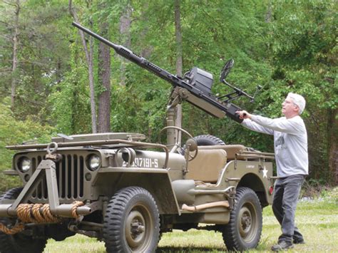 jeep with oerlikon 20mm cannon : r/shittytechnicals