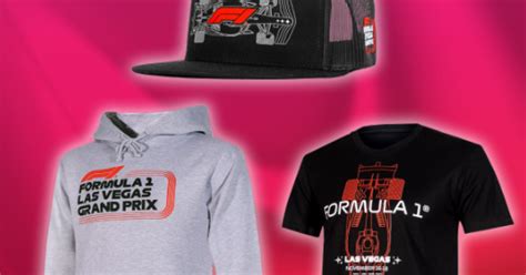 F1 Las Vegas Grand Prix merchandise items become available