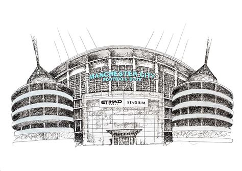 Etihad Stadium Drawing