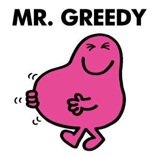 Mr. Men Little Miss - Mr Greedy Classic 2 | Little miss books, Little miss characters, Mr greedy