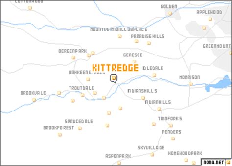 Kittredge (United States - USA) map - nona.net