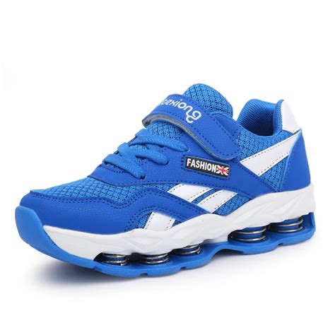 2018 New Boys Sport Shoes Mesh Breathable Kids Running Shoes Shox Children's Outdoor Trainers ...