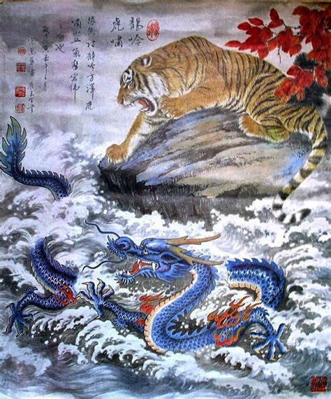 Pin de Steven en Tattoo Designs | Mitología china, Ilustración de tigre ...