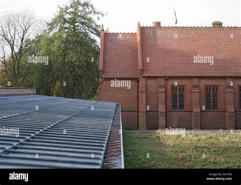 THE DUKE BUILDING - GIRTON COLLEGE LIBRARY FROM LIBRARY WINDOW OVER ...