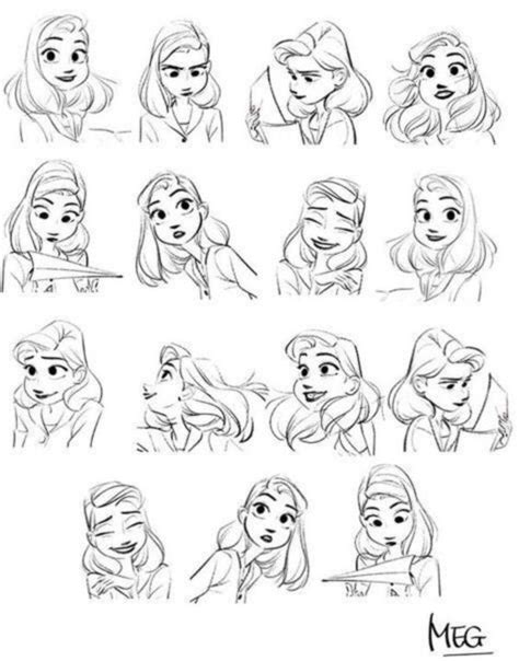 How To Draw Cartoon Eyes And Face - Bored Art | Disney style drawing ...