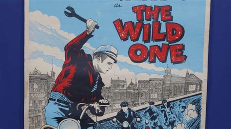 1960 "The Wild One" 40 x 60 Re-released Movie Poster | Antiques ...