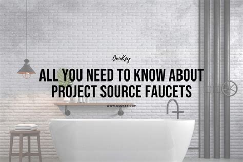 All You Need to Know About Project Source Faucets - OuuKey