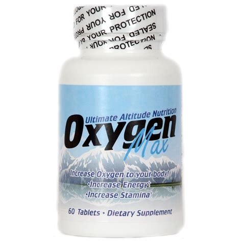 Oxygen Max Altitude Supplement | Peter Glenn