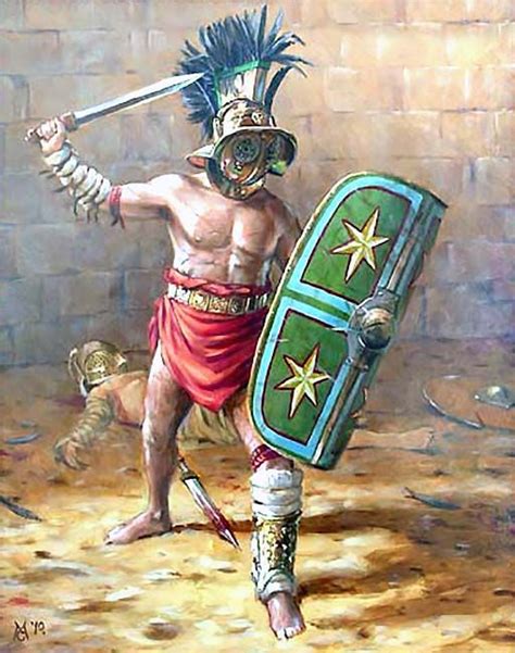 "Victorious Samnite", Mark Churms Ancient Rome Gladiators, Roman ...