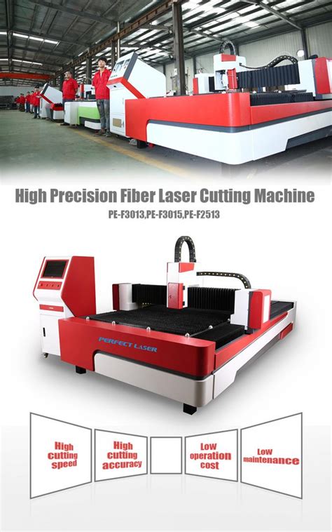 500W High Precision CNC Sheet Metal Steel Iron Fiber Optic Laser Cutter Machine