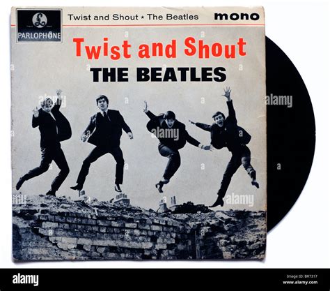 The Beatles Twist and Shout single Stock Photo - Alamy