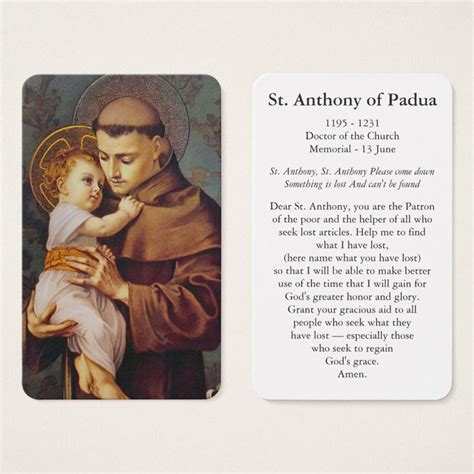 Prayer Of St Anthony For Lost Things - Houses & Apartments For Rent