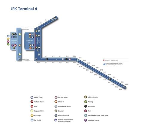 John F. Kennedy International Airport Map - Guide maps online | Airport ...