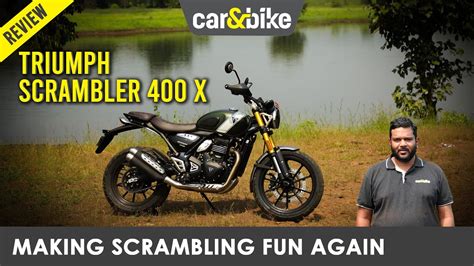 Triumph Scrambler 400 X Review - YouTube