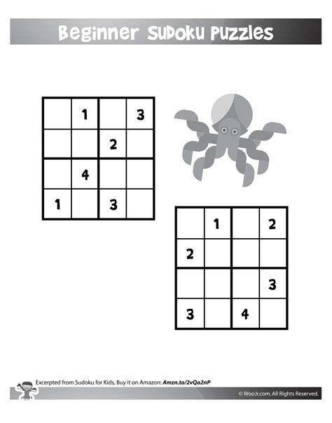 4x4 Sudoku Printable - Sudoku Printable