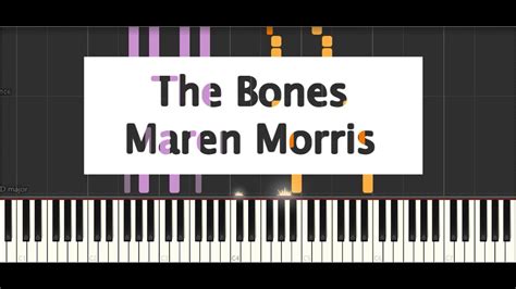 The Bones - Maren Morris (Piano Cover Tutorial) - YouTube