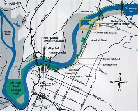 map of chattanooga riverwalk | ... Chattanooga - Day Hiking Index of ...