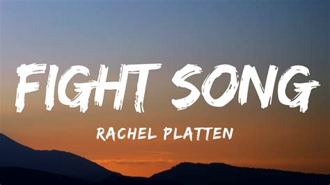 Rachel Platten - Fight Song (Lyrics) - YouTube Music