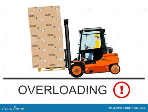 Forklift Safety. Cartoon Vector | CartoonDealer.com #86768037