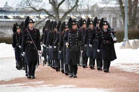 Norwegian Royal Guards in Oslo, Norway Editorial Image - Image of black, ceremony: 18919000