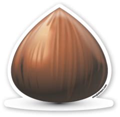 Chestnut - EmojiStickers.com | Emoji stickers, Emoji, Chestnut