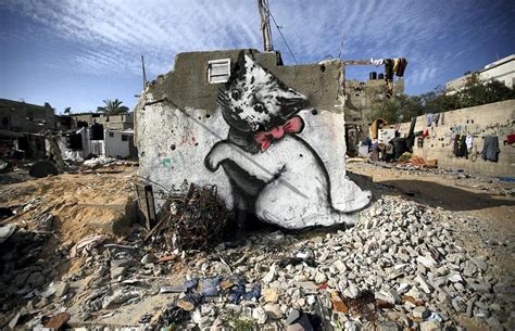 Banksy in Palestine: A look at the street artist's work in Gaza and the West Bank - The National ...