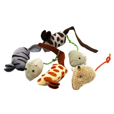 Cat Toys Fur Mice, Soft and Durable for Fun to Play with, Dummy Mouse ...