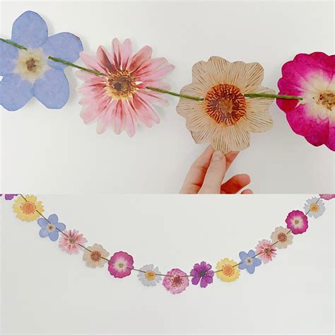 Flower Bunting Garland Spring Wedding Party Easter Ostara Home - Etsy UK