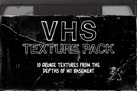 VHS Texture Pack | Textures ~ Creative Market