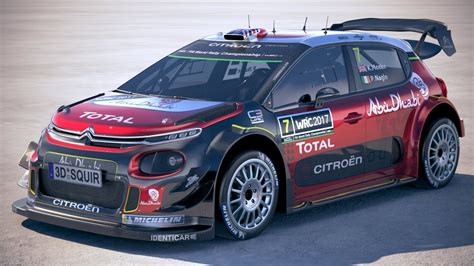 Citroen c3 wrc model - TurboSquid 1270915