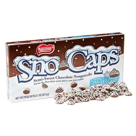 Nestle Sno-Caps Chocolate Nonpareils Candy 3.1-Ounce Packs: 15-Piece ...