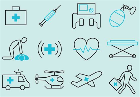 Medical Emergency Vector Icons 105976 Vector Art at Vecteezy