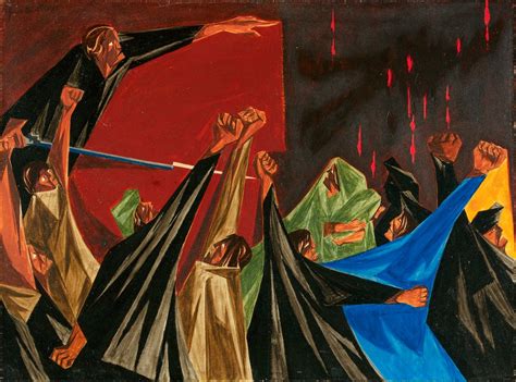 Jacob Lawrence's 'Struggle' Series Depicts America's Fraught Beginning