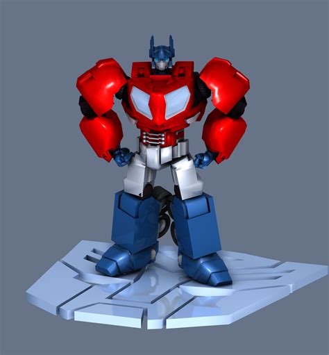 Optimus Prime 3D Model by TheRPGPlayer on DeviantArt