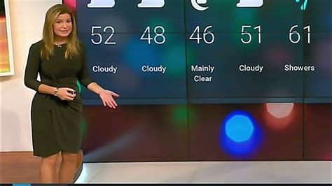 Jen Carfagno - The Weather Channel - 120621 Dark Green Dress - Easy On The Eyes - YouTube