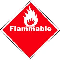 Printable Flammable Sign