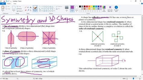 Symmetry and 3D Shapes - YouTube