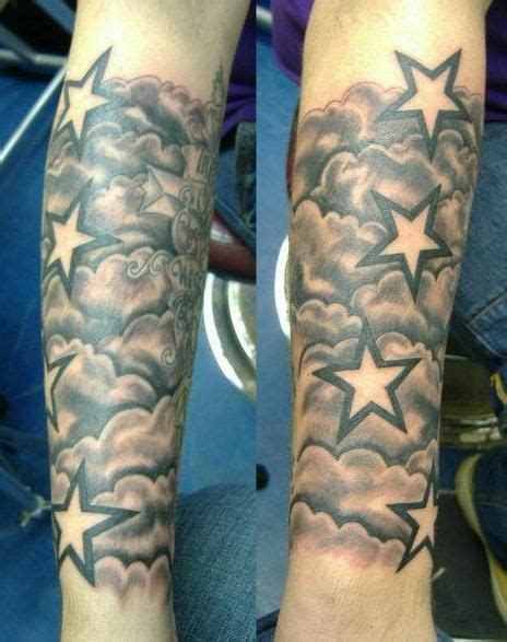 star tattoos with clouds - americanvanlinesmovingreviews