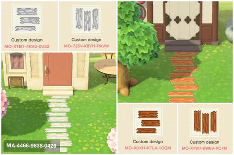 Since many of you liked my wooden path, I made a white and dark version of it :) : r/AnimalCrossing