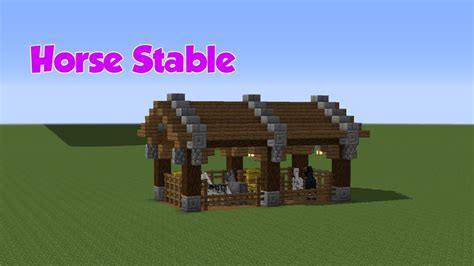 Minecraft Horse Stable / In this tutorial i'm showing you my horse stable design, enjoy! - pic-lard