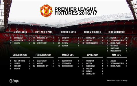 Manutd Premier League Fixtures : Man Utd S 2021 22 Premier League ...