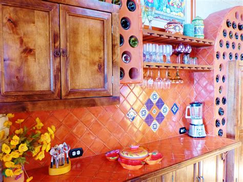 Kitchen using Mexican tiles, by kristiblackdesigns.com | Mexican decor, Decorative floor tile ...