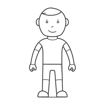 Human Body Outline Art PNG Transparent Images Free Download | Vector ...