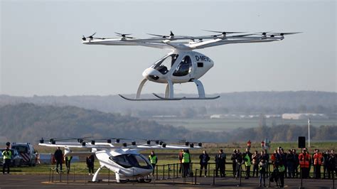 Volocopter's Drone taxi takes first flight in normal air traffic - Hindustan Times