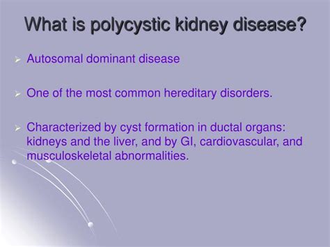 PPT - Genetics and Pathogenesis of Polycystic Kidney Disease PowerPoint ...