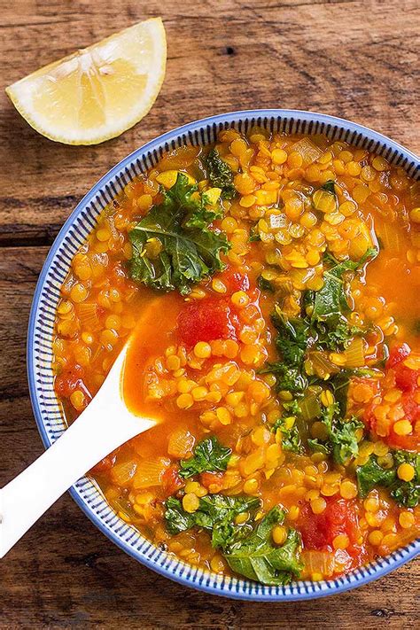 The Best Turmeric Red Lentil Soup with Kale | Foodal